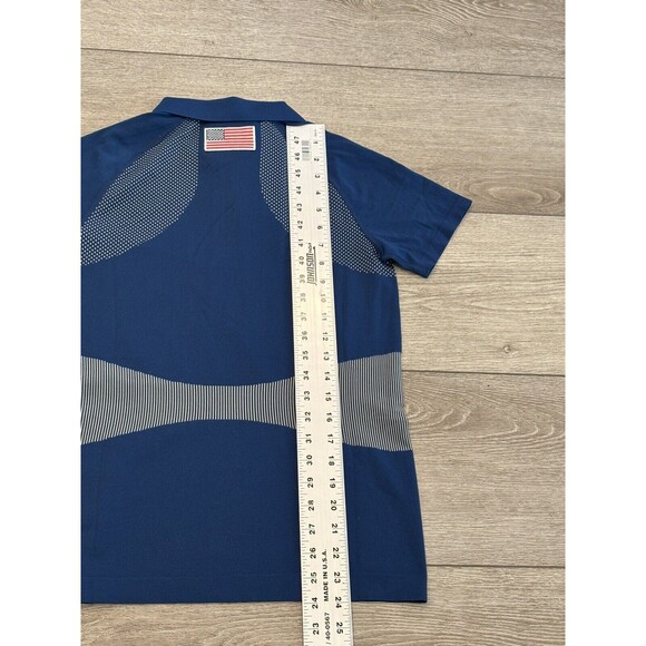 J Lindeberg Alizee Seamless Team USA Golf Polo Shirt Navy Womens Size Small NWT - Picture 5 of 6